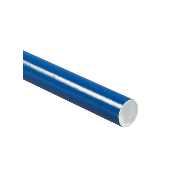 Bsc Preferred 2 x 36'' Blue Tubes with Caps, 50PK P2036B - main